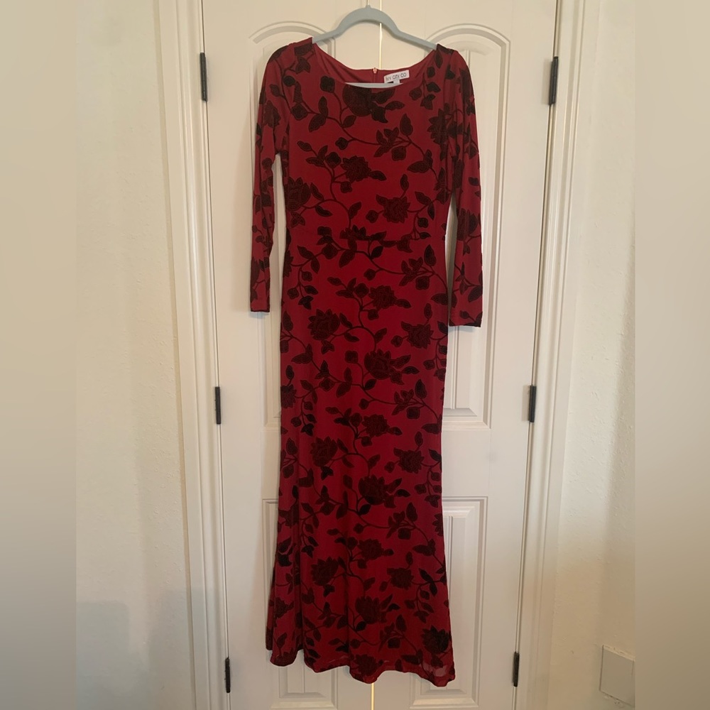 Perfect for the Holidays!  Maxi Red Dress